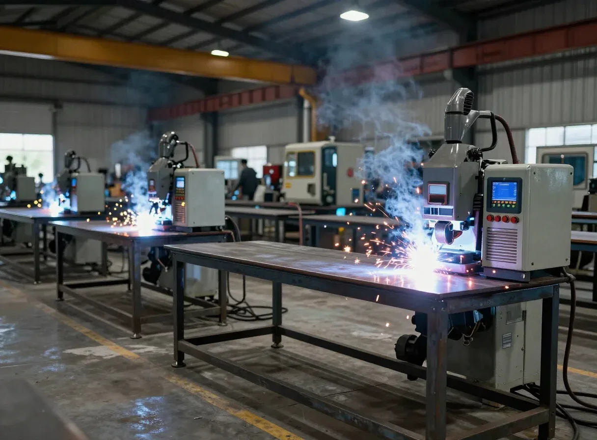 MIG welding bay