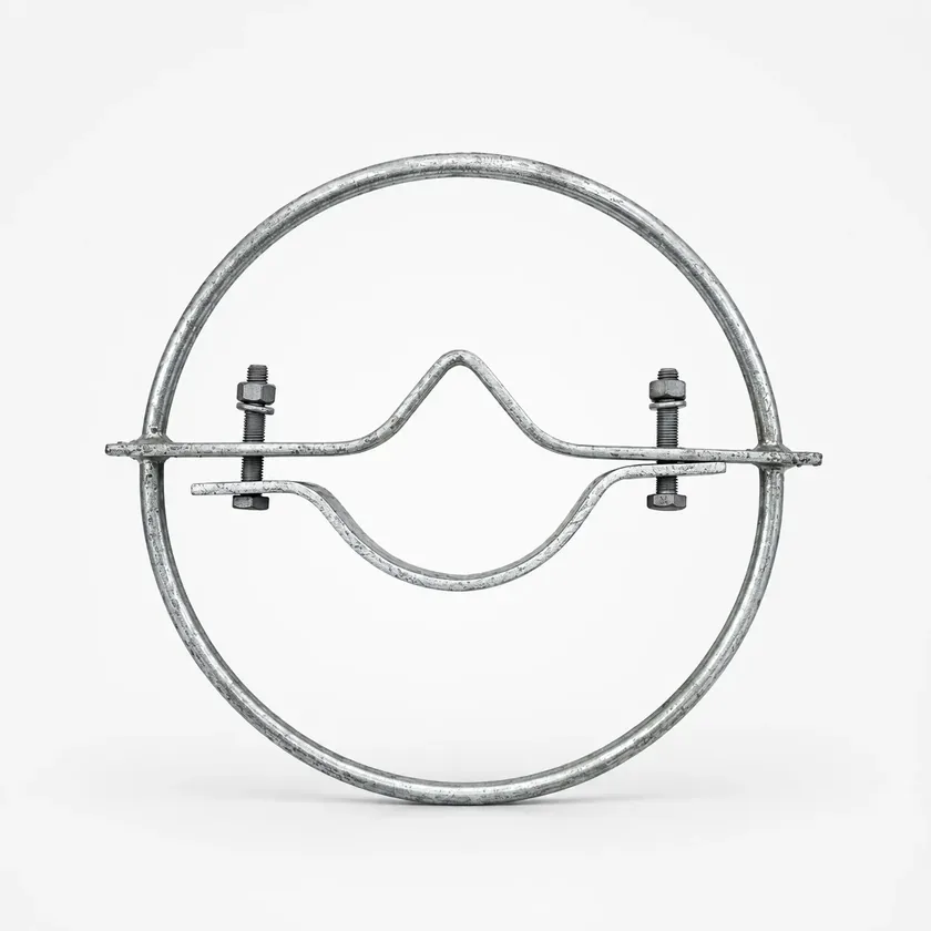 clamp pole head ring concrete 7.5m