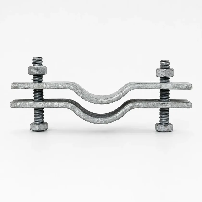 clamp pole iron
